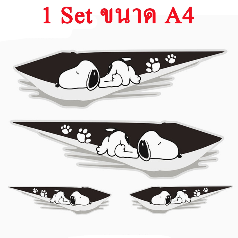 สติ๊กเกอร์ติดรถยนต์  สติ๊กเกอร์การ์ตูนน่ารัก สติ๊กเกอร์ติดรถจักรยานยนต์ ตกแต่ง Car Sticker วัสดุกันน้ำกันแดด ทนทานไม่ซีด