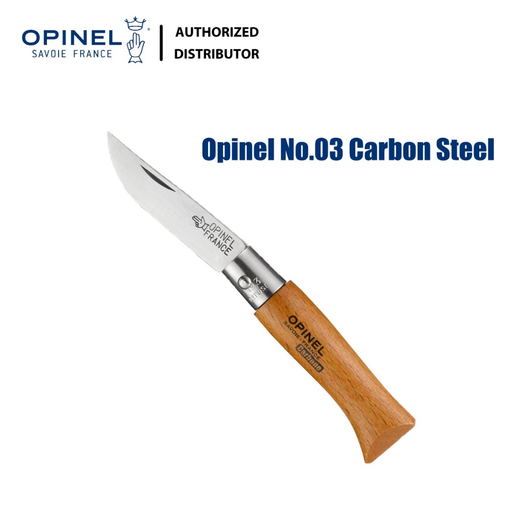 Opinel No.03 Carbon Steel (มีดพับ)
