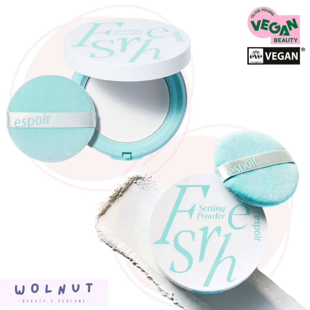 ( พร้อมส่ง) ESPOIR Fresh Setting Powder แป้งโปร่งแสง เนื้อแมตต์ บางเบา เนียนผ่อง คุมมัน เบลอรูขุมขน
