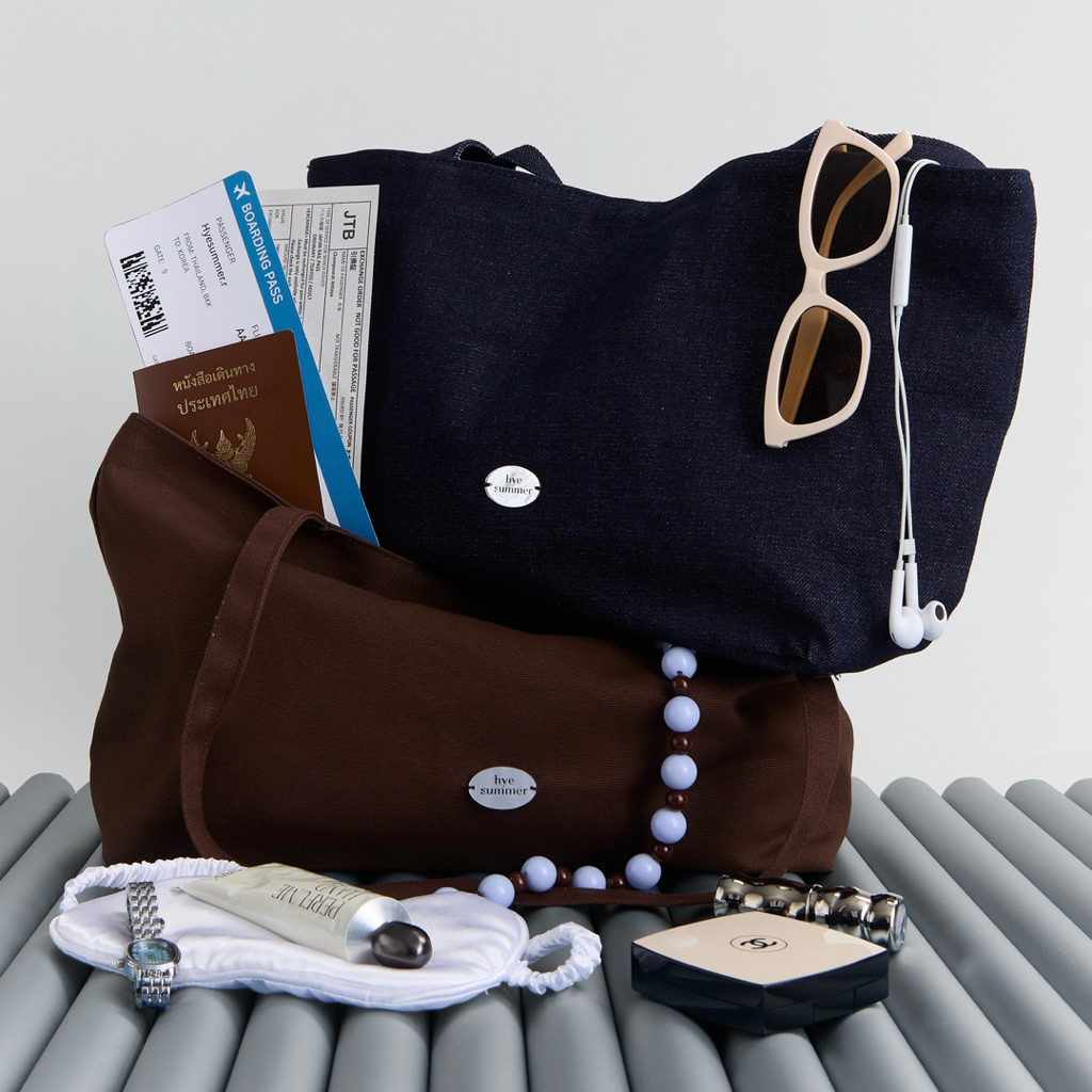 cloudy bag - Hyesummer.r กระเป๋าผ้าแคนวาส
