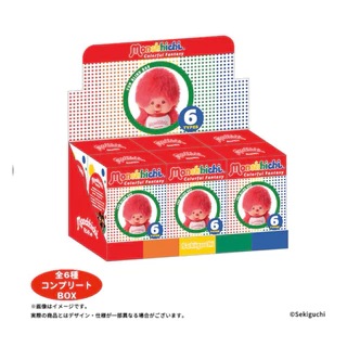 (พร้อมส่ง กทม.แมสได้) กล่องจุ่มพวง Monchhichi colorful fantasy มีตัวซีเคล็ดให้ลุ้น กด*6 ส่งยก box 🌈🔥