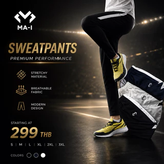 WARM PANTS MA-i MP-2401กางเกงวอร์มขายาวขาเดฟมีซิป