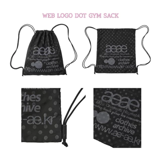 [ พร้อมส่ง ] กระเป๋า aeae WEB LOGO DOT GYM SACK / WEB LOGO CHECK GYM SACK / WEB LOGO STELLA GYM SACK