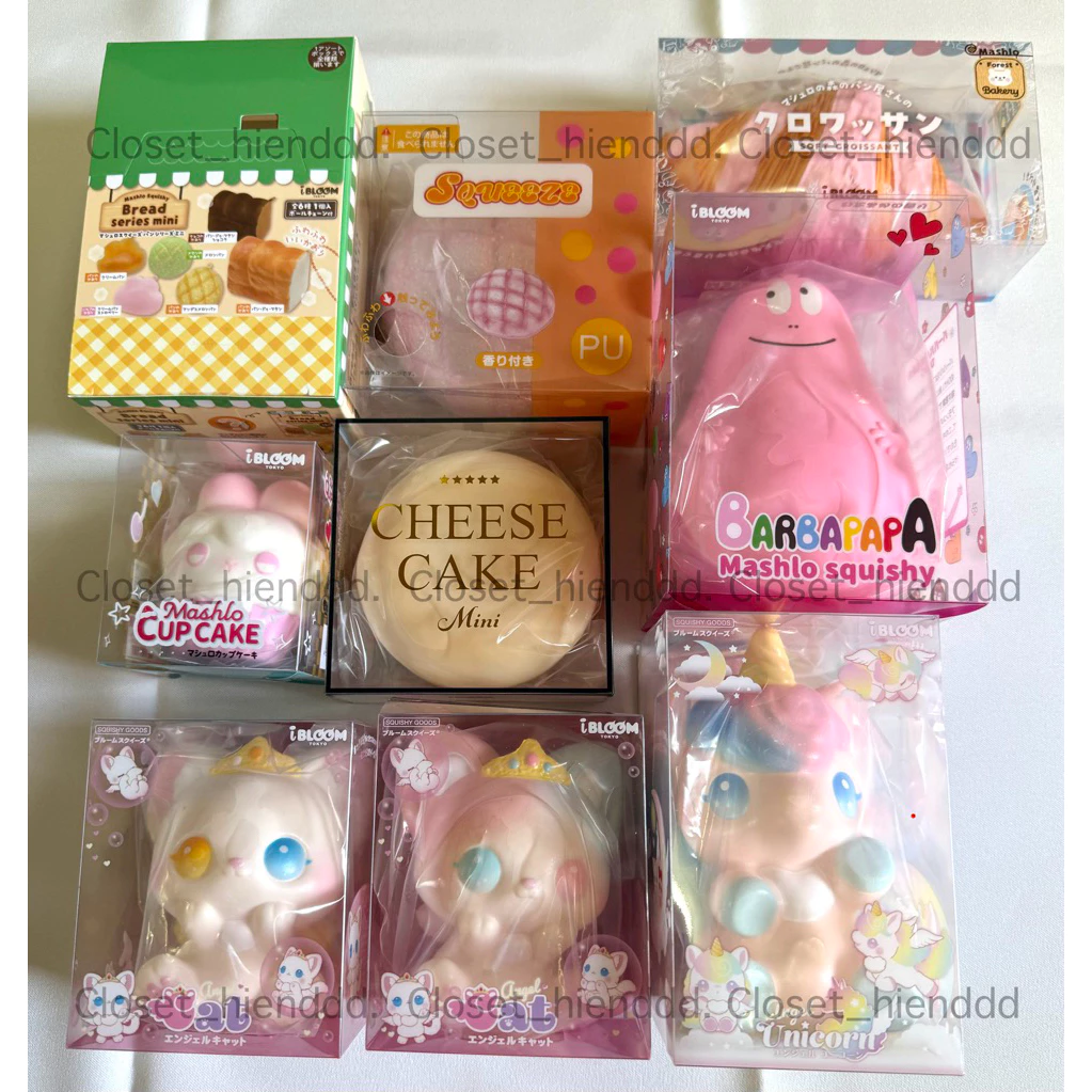 ❗️พร้อมส่ง❗️iBloom Tokyo Squishy สกุชชี่ สะสม ของเล่นสะสม/ของบีบ