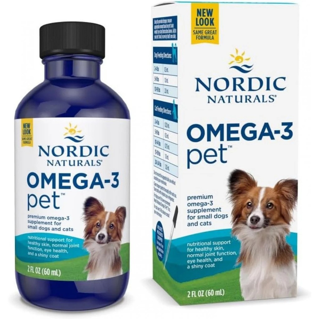 Nordic Naturals, Omega-3 โอเมก้า 3 สำหรับแมวและสุนัข (60 ml)