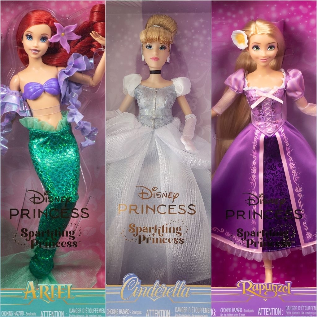 Disney Princess Sparkling Princess Series dolls 2026 from Mattel ตุ๊กตาดิสนีย์ สปาร์คกลิ้งปริ้นเซส พร้อมส่งครับ