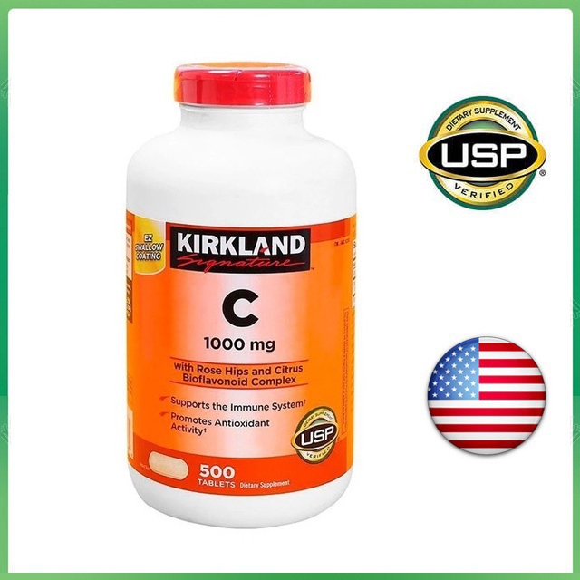 (Exp.05/2029)Kirkland Signature Vitamin C 1000 mg., 500 Tablets