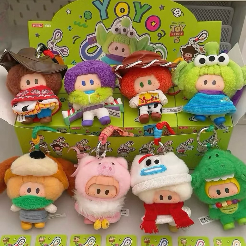 🐧🧸🦖พวงกุญแจ : YOYO x TOYSTORY (แบบยก Box8สุ่ม)รอบจัดส่ง27/07