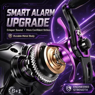 SOUGA 【COD】NEW DC Baitcasting fishing reel intelligent brake system 7.1:1 6+1bb for saltwater as gift