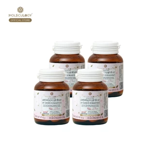 Moleculogy [Set 4 ชิ้น] Gluta Pheo Mela ผลิตภัณฑ์เสริมอาหาร กลูต้า ฟีโอ เมลา 4 กระปุก (30เม็ด/กระปุก)