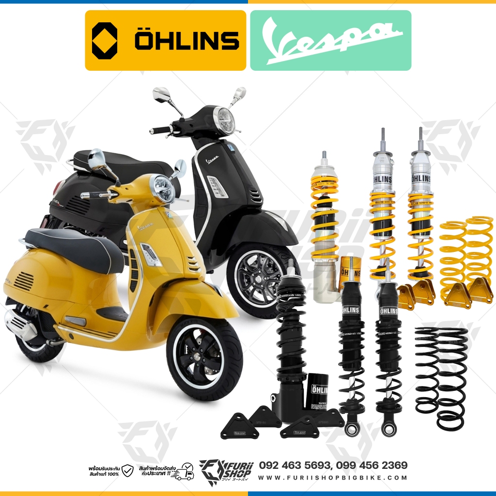 Ohlins PI901 / PI903 / PI911 / PI913 / PI401 / PI411 / PI902 For : Vespa GTS150/GTS300 2019-2024