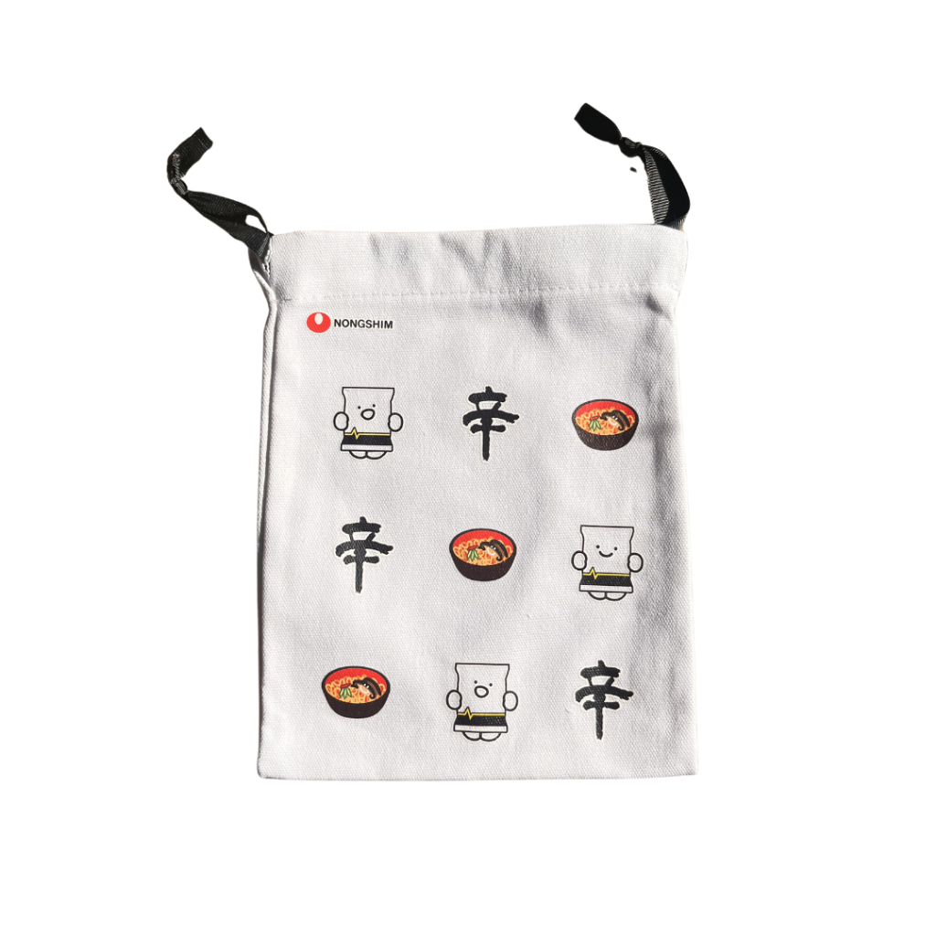 [สินค้าฟรี ไม่จำหน่าย] ถุงผ้าหูรูด สุดพรีเมี่ยม Nongshim