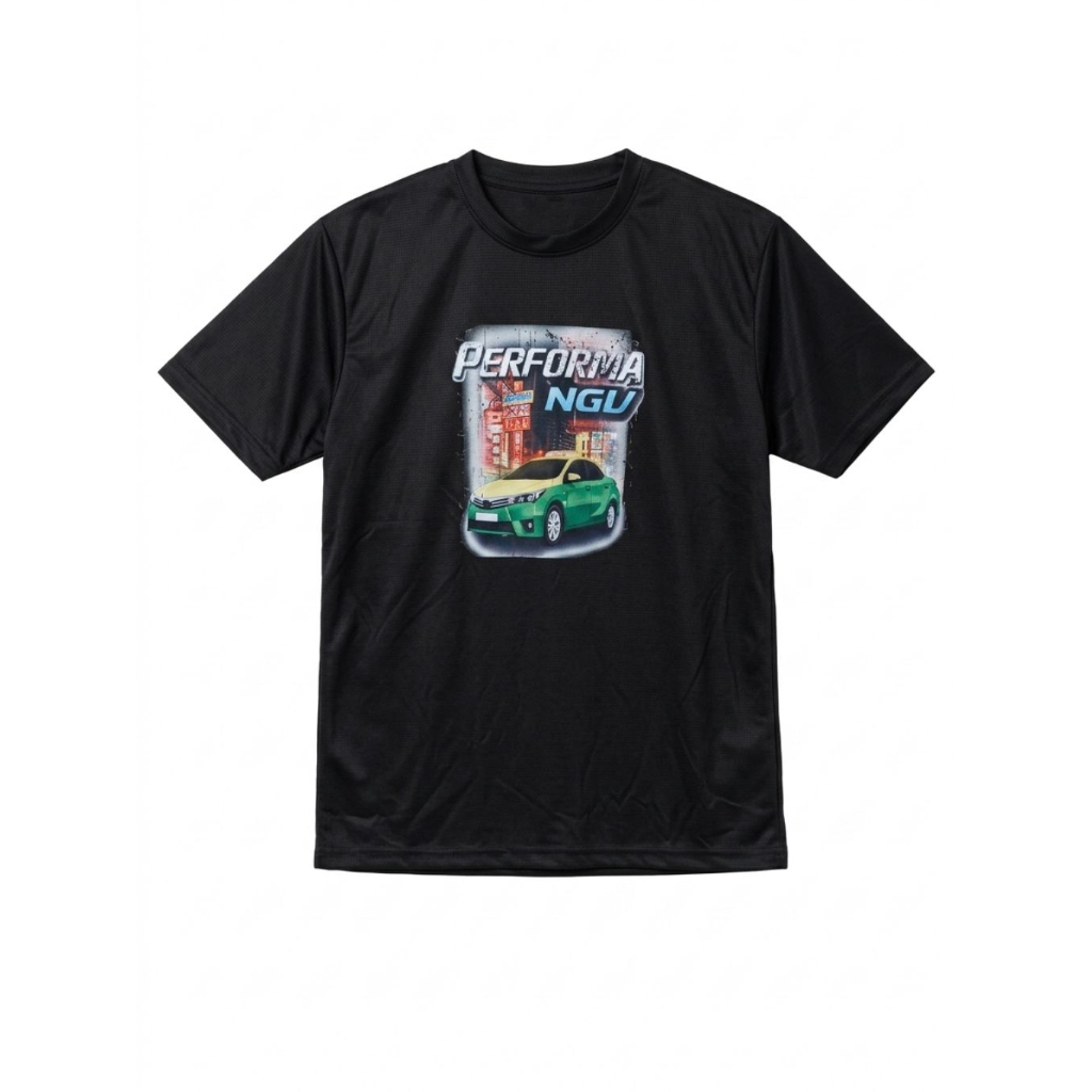 🚕 เสื้อยืดPTT ปตท.สกรีน- รถ TAXI เยาวราช🚕ผ้ากีฬาไมโครไฟเบอร์ (Microfiber)