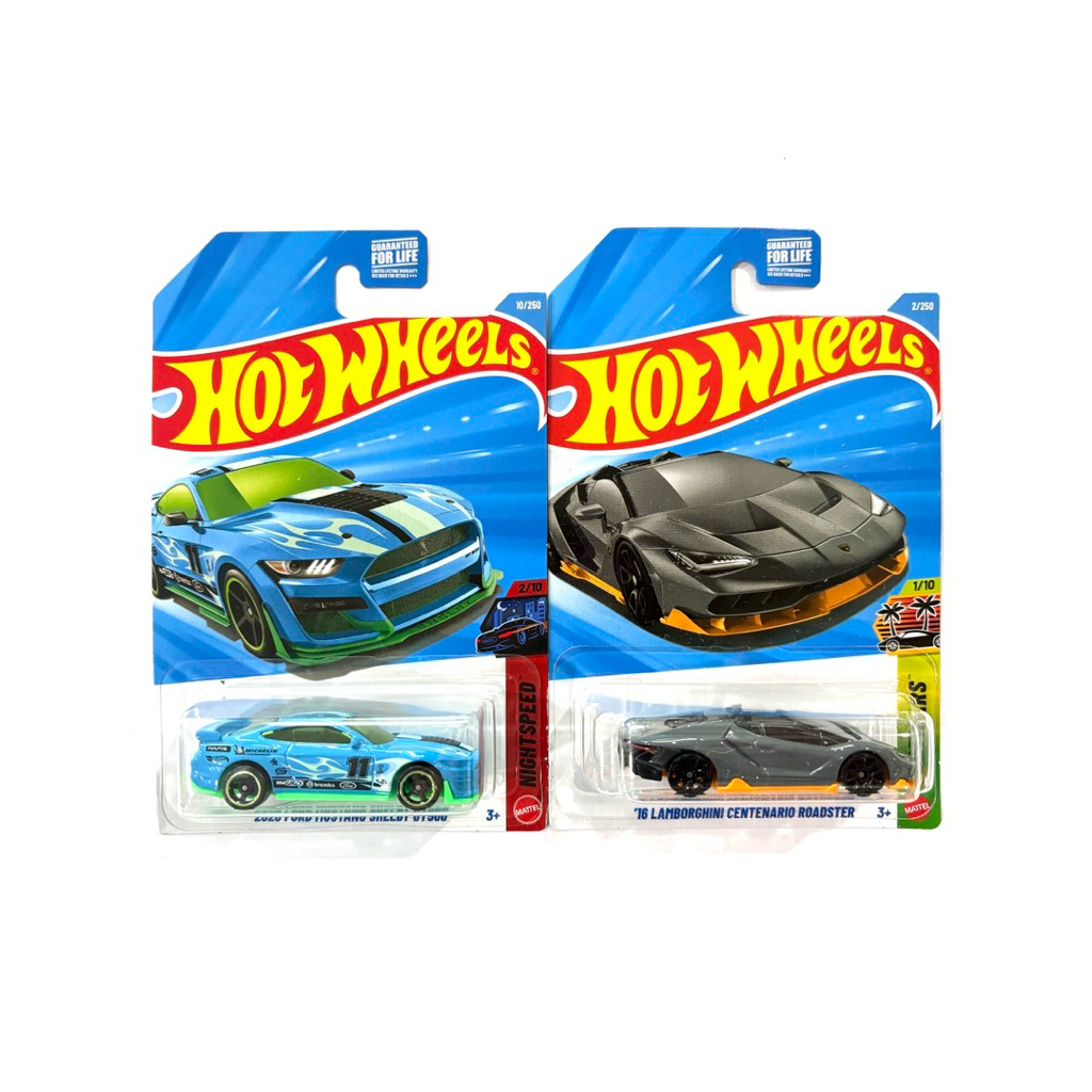 Hot Wheels | ‘16 LAMBORGHINI CENTENARIO ROADSTER | 2020 FORD MUSTANG SHELBY GT500 ~ สีพิเศษ Exclusive ขายที่อเมริกา🇺🇸