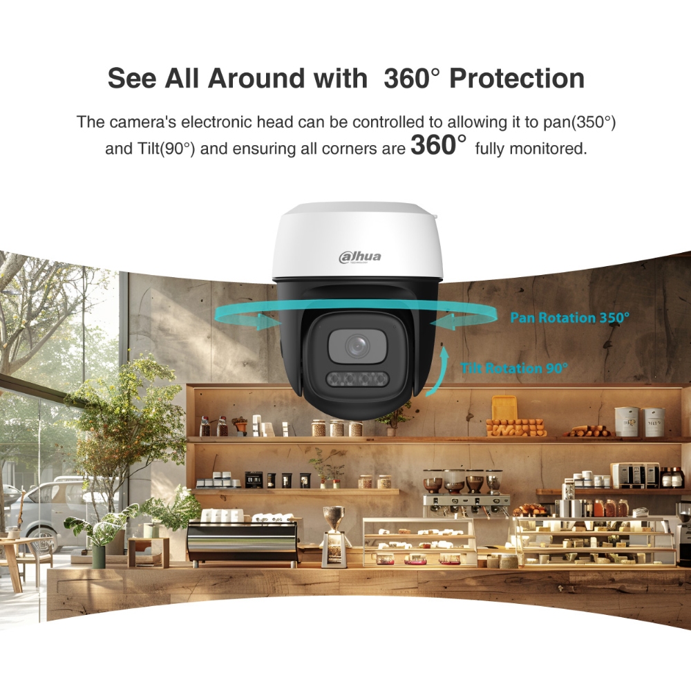 DAHUA กล้องวงจรปิด Wi-Fi รุ่น PICOO P3I-PV ความละเอียด 3MP ภาพสี24ชม. ดูออนไลน์ได้ Two-Way +Alarm รูปที่ 5