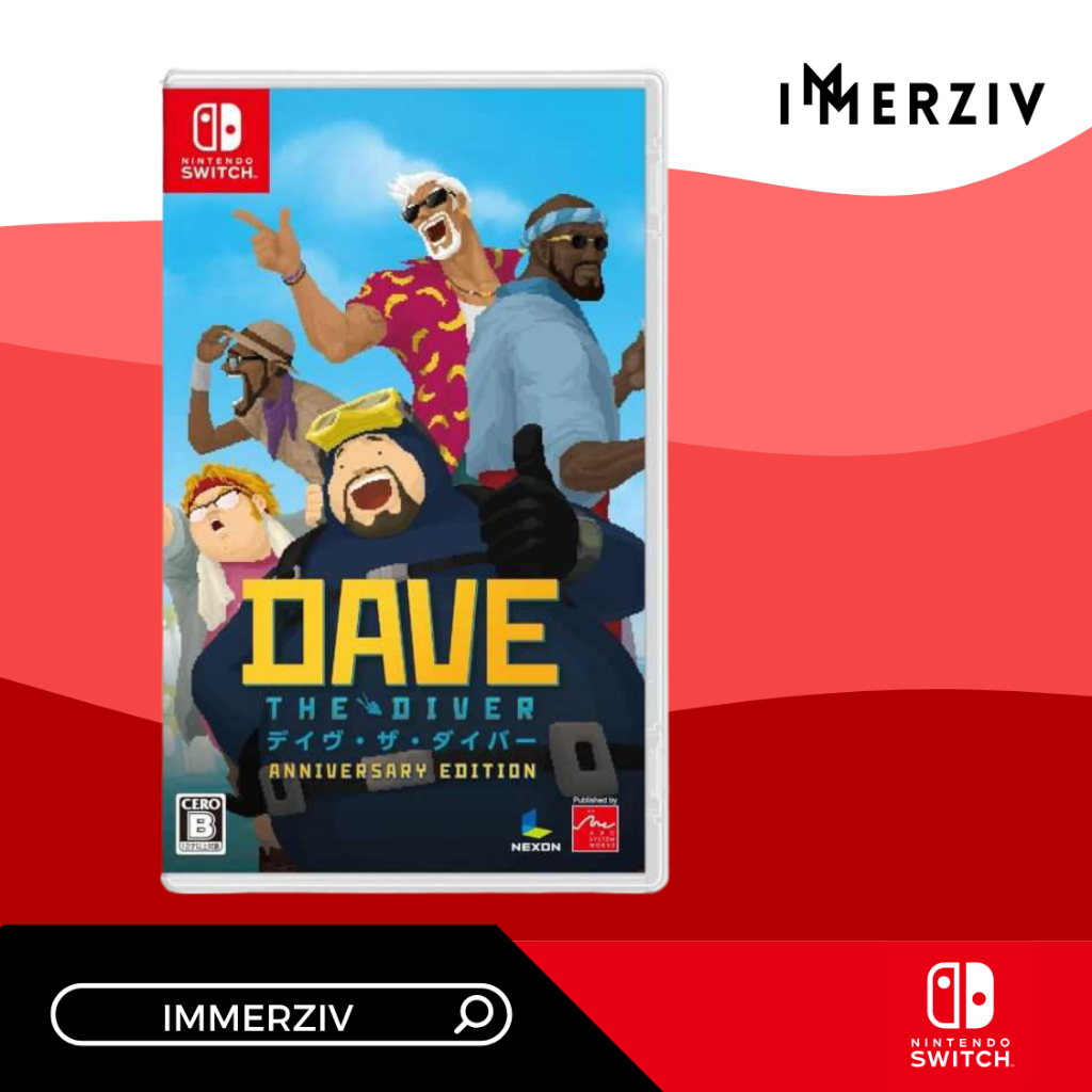 (พร้อมส่ง) SWITCH DAVE THE DIVER (GAME) (ENG) (BY IMMERZIV)