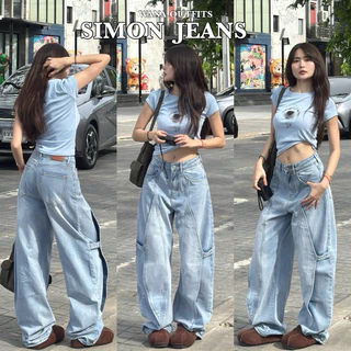 Wana.Outfits - Simon Jeans กางเกงยีนส์ทรงบาเรล