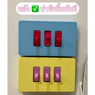 กรอบสวิตช์ไฟมินิมอล สำหรับตกแต่งผนัง Minimalist Switch Cover เรียบง่าย สบายตา