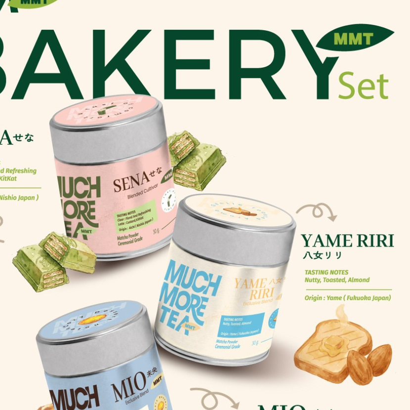 Bakery Set l Much More Tea l Matcha