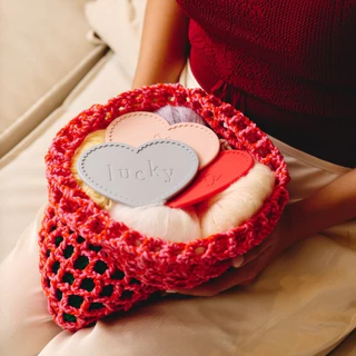 hako Silicone Heart Coaster Lucky Bunny [ 1 ชิ้นมี 2 ด้าน ]