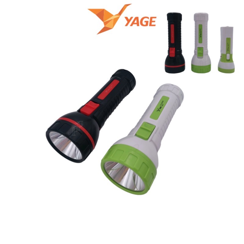 YAGE ไฟฉาย LED ไฟฉายชาร์แบตเตอรี่ได้ ใช้งานได้นาน 5-7 ซม ความสว่างสูง ทนทาน คละสี