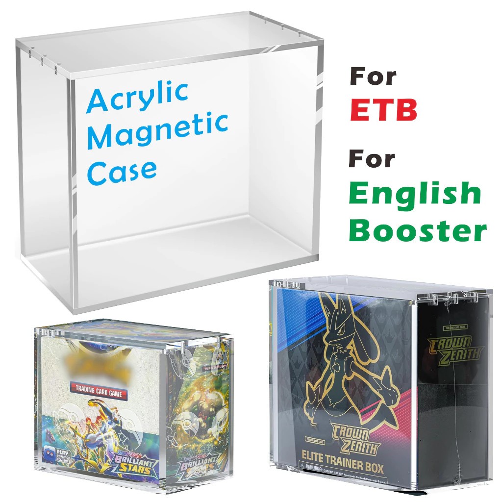 เคสแม่เหล็กอะคริลิคสําหรับ Acrylic Magnetic Case For ETB /English Booster/Japanese Small Booster/Japanese Booster
