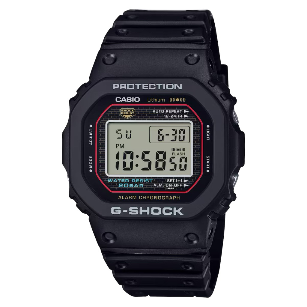 [สินค้าใหม่และแท้ 100% อุปกรณ์ครบ รับประกัน 1 ปี] [มี DEFECT จากโรงงาน] [CASIO G-SHOCK DW-5000R-1A [