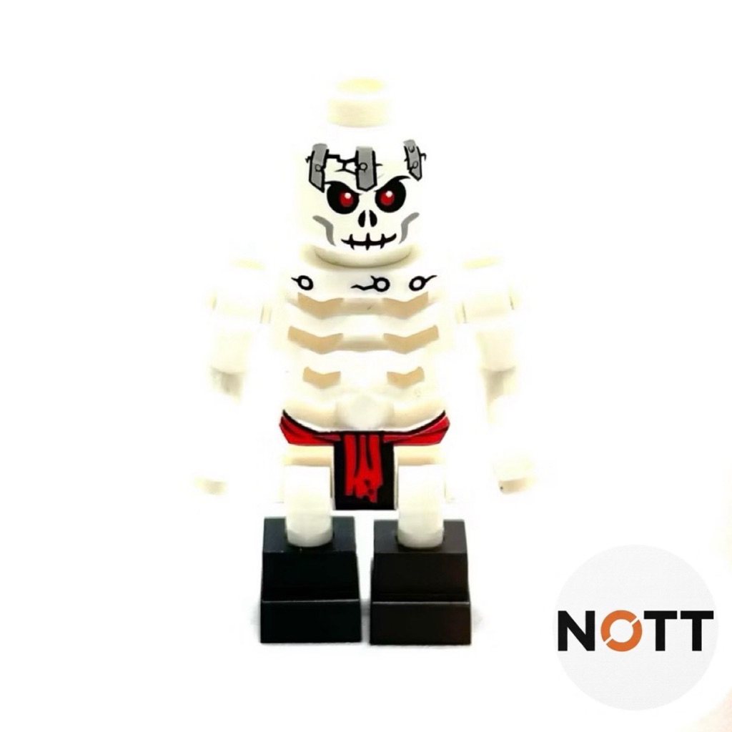 (ของแท้100%)Lego Frakjaw 30081 The Golden Weapons Ninjago Minifigure +random weapons