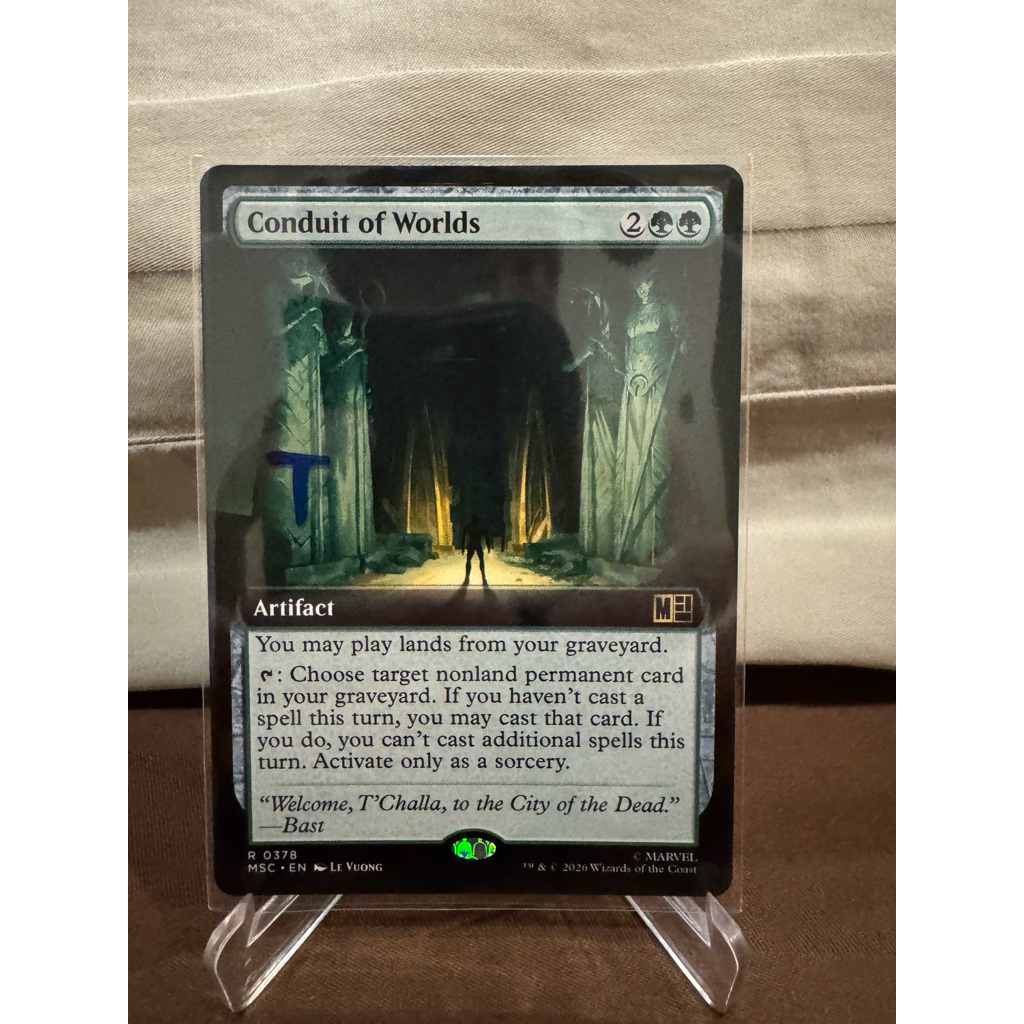 MTG Marvel Super Heroes Eternal-Legal Variants: Conduit of Worlds (0378 - Extended Art)