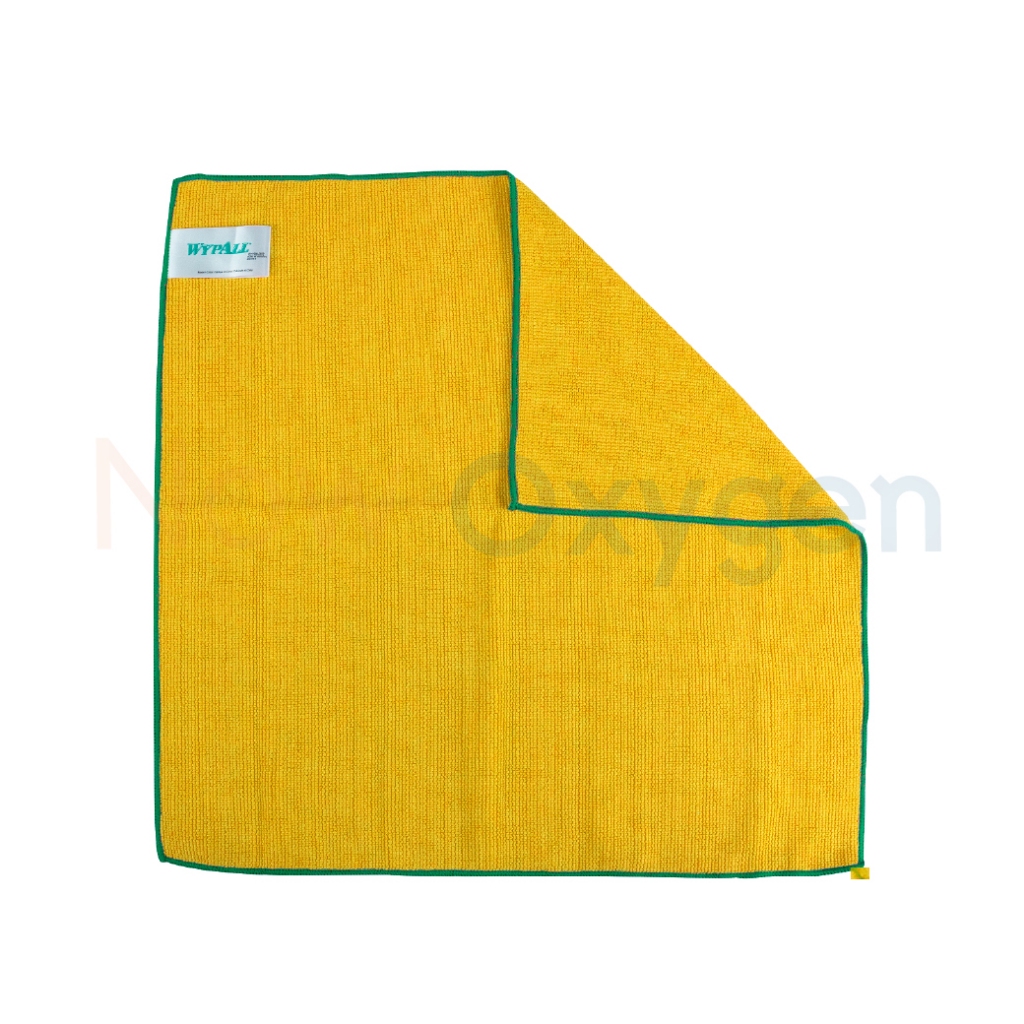 ผ้าไมโครไฟเบอร์ WYPALL® Microfiber Cloths 83610 สีเหลือง (Yellow) ขนาด 40 x 40 ซม.