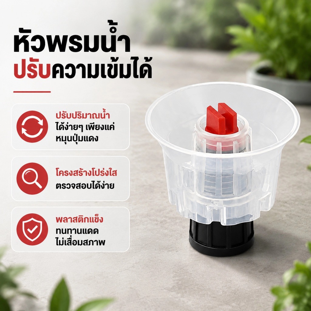 Luxe-t หัวฉีดโฟมล้างรถหัวฉีดโฟมล้างรถหัวฉีดโฟมหัวฉีดภายใน16มม. หัวฉีดล้างรถยนต์ cod 1ชิ้น
