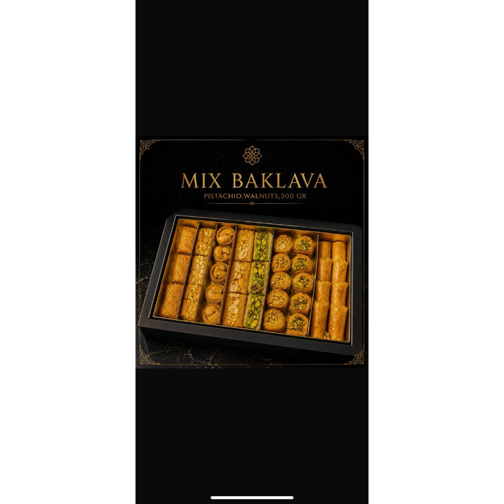 Mix kunafa set of chocolate, pistachio, walnuts. 500g