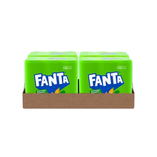 [ส่งในกทม. ปริมณฑลและชลบุรี] แฟนต้า น้ำอัดลม น้ำเขียว 325 มล. 24 กระป๋อง Fanta (Green) 325 ml Pack 24