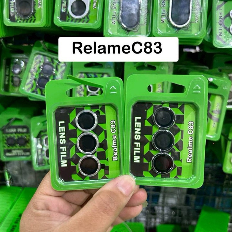 ฟิล์มเลนส์กล้อง สำหรับ Realme C83 C100i  แหวนครอบเลนส์ ป้องกันรอย ขีดข่วน ร้านไทย พร้อมส่ง