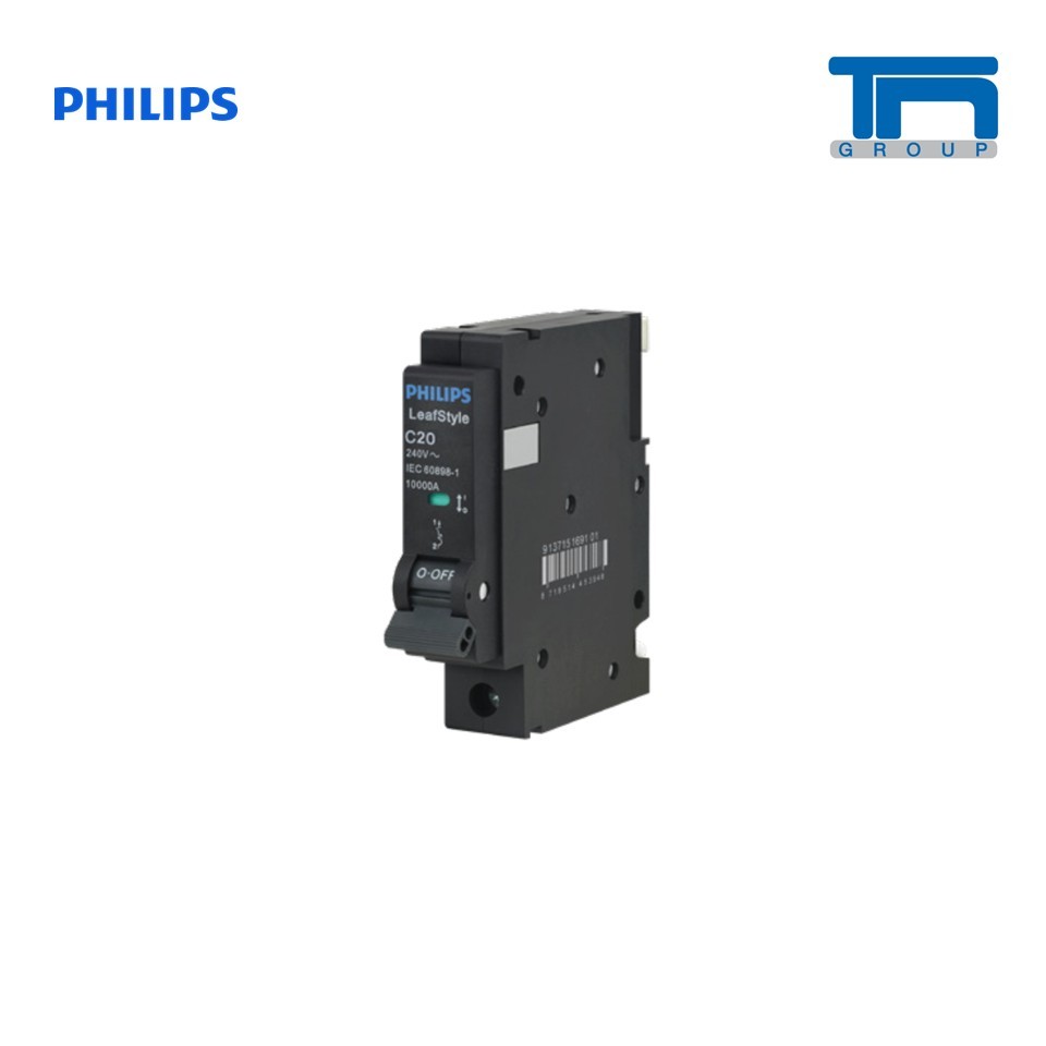 Philips เมนเซอร์กิตเบรกเกอร์Circuit Breaker MCB 1P 10kA