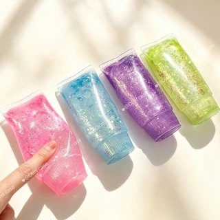 พร้อมส่งจากไทย สกุชชี่ ลายยาสีฟันกากเพชร ของเล่นบีบได้ ยืดหยุ่น เหนียวหนึบ ยืดได้ สกุชชี่