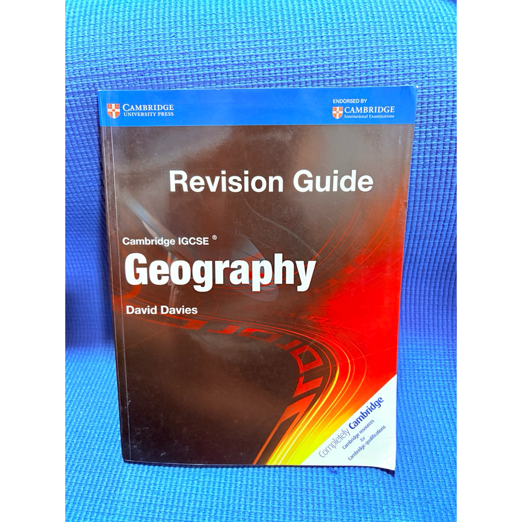 (ป้ายkino)Revision Guide IGCSE Geography จด5หน้าตำหนิมุมมือสอง