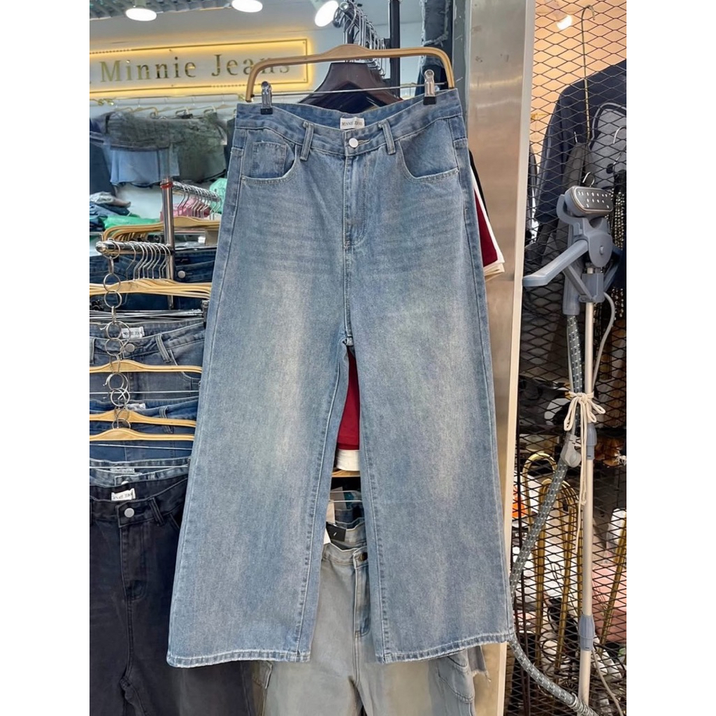 Minnie Jeans 👧🏻🎀🪞🧤💖  กางเกงยีนส์ ทรงสวยสาวอวบ  ผ้ายีนส์เนื้อดี ผ้าไม่ยืด สาวเท่ ชอบแต่งตัว ต้องจัด