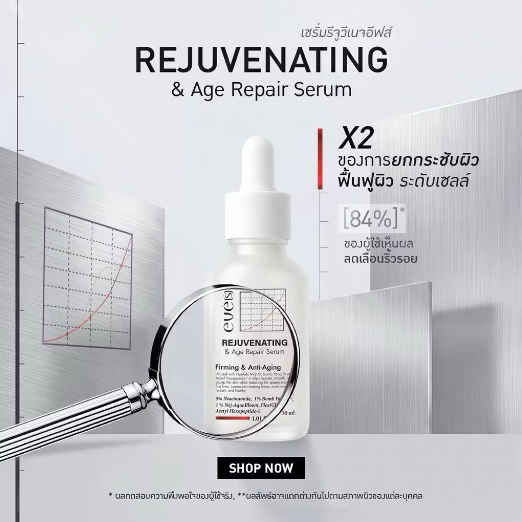 [NEW] EVE'S - รีจูบอมยัง PDRNอีฟส์ เซรั่ม (Rejuvenating & Age Repair Serum)