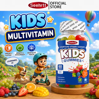 Seehrtt Multivitamin Gummies วิตามินรวมกัมมี่ อาหารเสริม โภชนาการที่สมดุล เสริมสร้างภูมิคุ้มกันให้ร่างกาย บํารุงสมอ 100P
