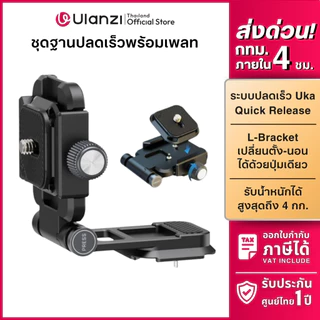 Ulanzi UKA08 Foldable Quick Release Kit เพลทปลดเร็ว Arca-Swiss Tripod Plate สำหรับ DSLR Mirrorless
