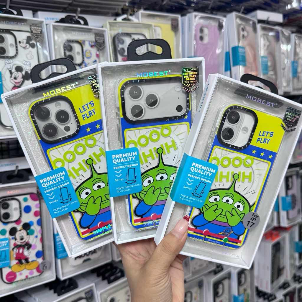 Mobeat เคสการ์ตูนToy Story Alien รองรับแม่เหล็กชาร์จ for IP17promax IP17/17pro IP16promax I15/15promax