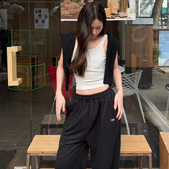 BABEJUBX. l RUDY WARM กางเกงวอร์ม ทรงกระบอก นุ่มมากก ไม่คัน ทรงสวยย ผ้าเกล็ดปลา