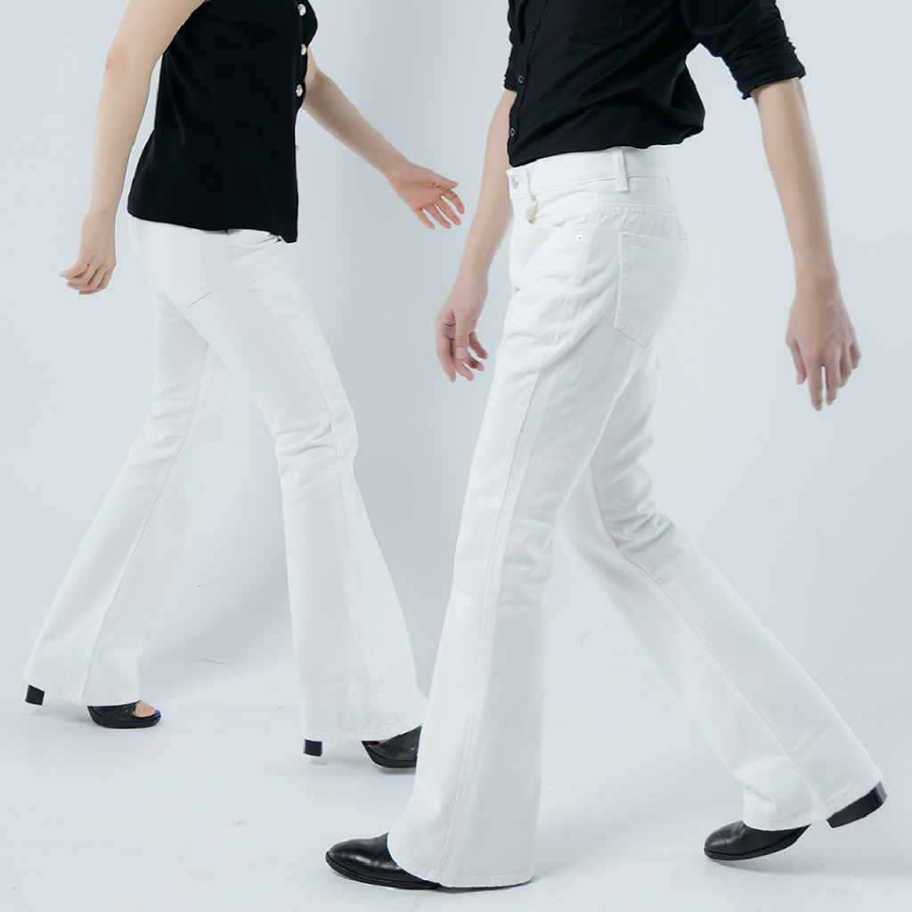 Golden Zebra Jeans กางเกงยีนส์ขาม้าสีขาวไซส์เล็กไซส์ใหญ่