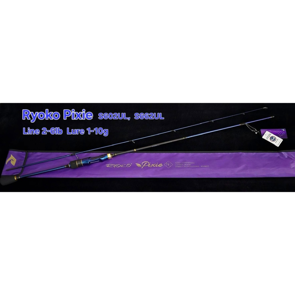 Ryoko Pixie คัน UL Series New 2026 ไกด์ Fuji คันเบ็ด