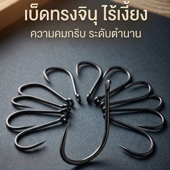 ตัวเบ็ดปั๊กเข้าให้ ทรงจินุ ไร้เงี่ยง