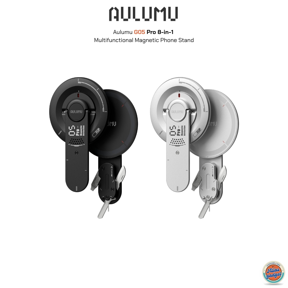 Aulumu G05 Pro 8-in-1 Multifunctional Magnetic Phone Stand ขาตั้งโทรศัพท์แม่เหล็ก พร้อมชุดเครื่องมือพกพา