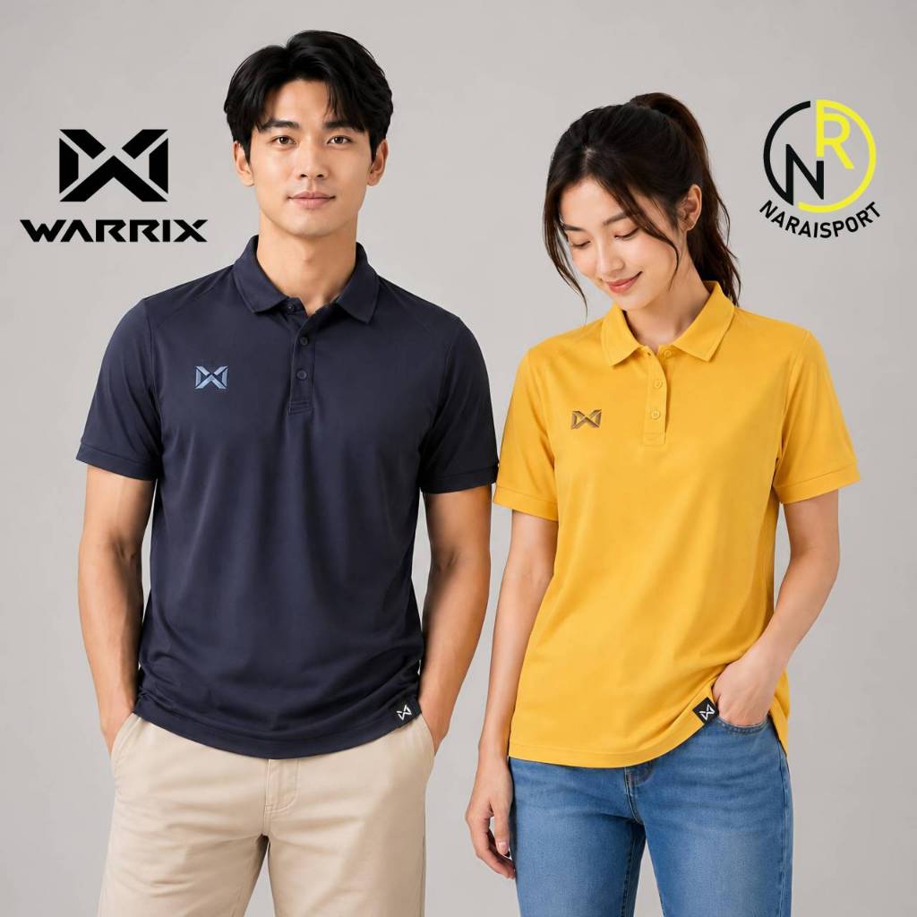 **ของแท้ส่งไว***  WARRIX  เสื้อโปโล  รุ่น Vaffle Polo Shirt   WA- 222PLACL34   ใส่ได้ทั้งชายหญิง