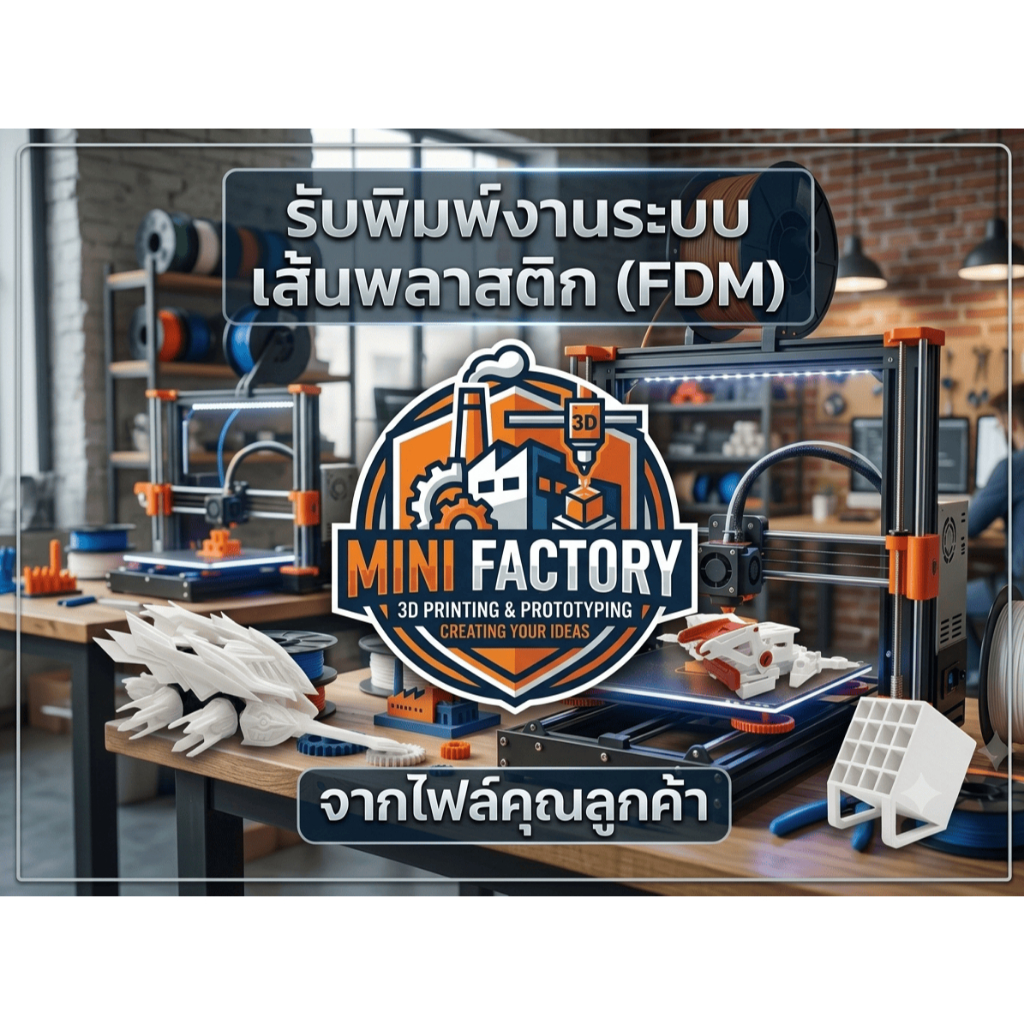 รับพิมพ์งาน 3D (PETG) เริ่มต้น 5 บาท/กรัม ไม่มีขั้นต่ำ(ส่งประเมินราคาก่อนนะครับ)
