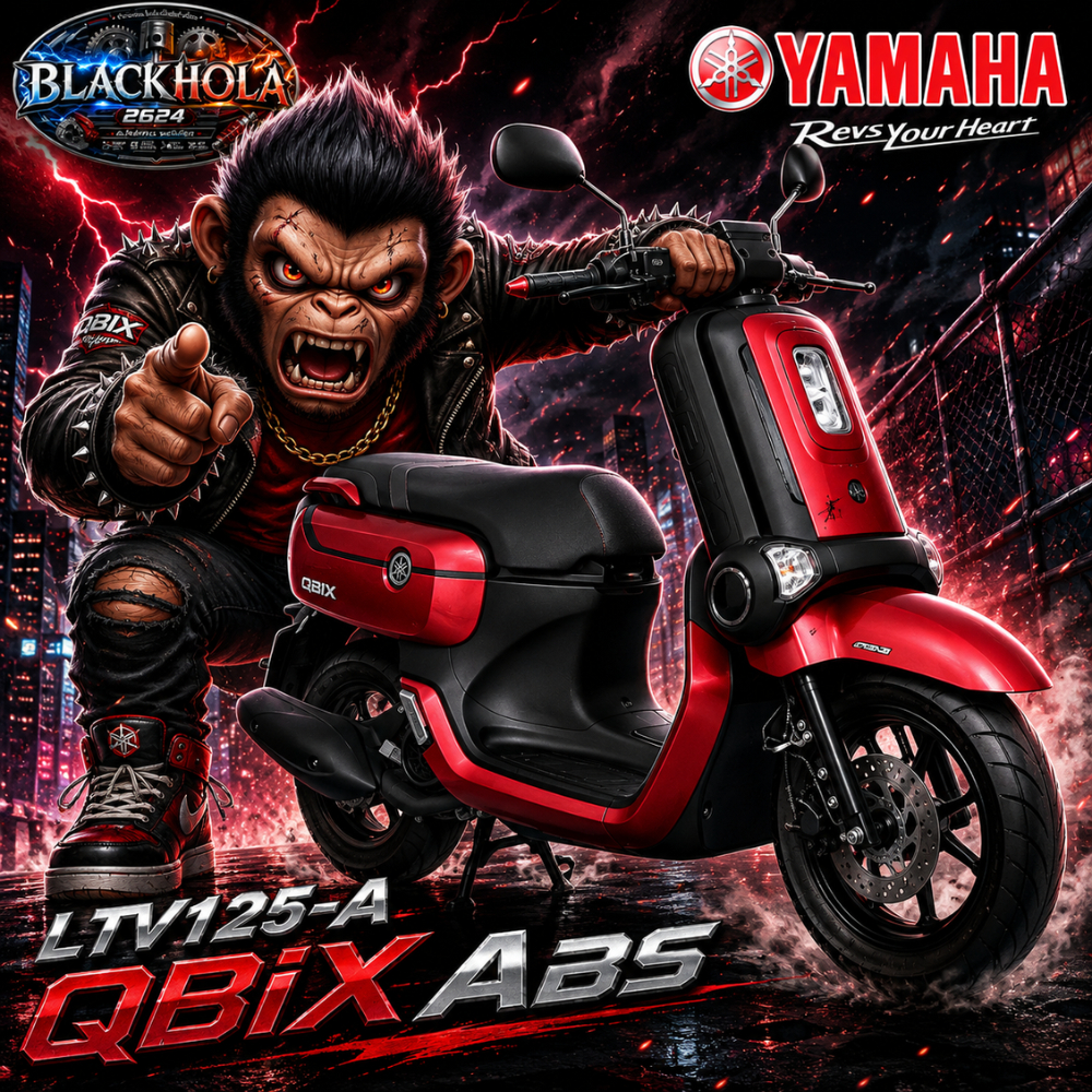 ชุดสี คิวบิก แฟริ่ง ชิ้นส่วน  YAMAHA QBIX QBIX125 สีแดง  ปี2017 ของแท้ศูนย์ YAMAHA